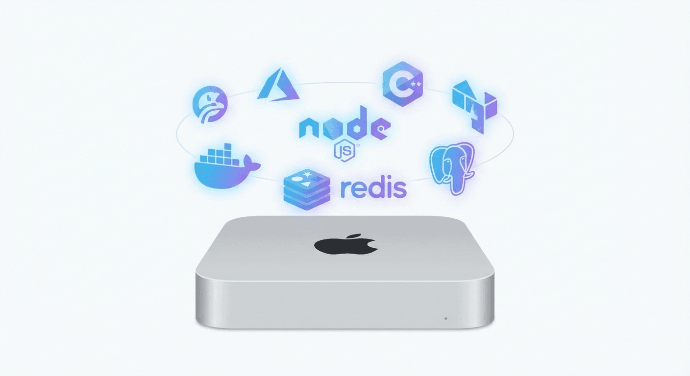 맥미니 위의 서비스들