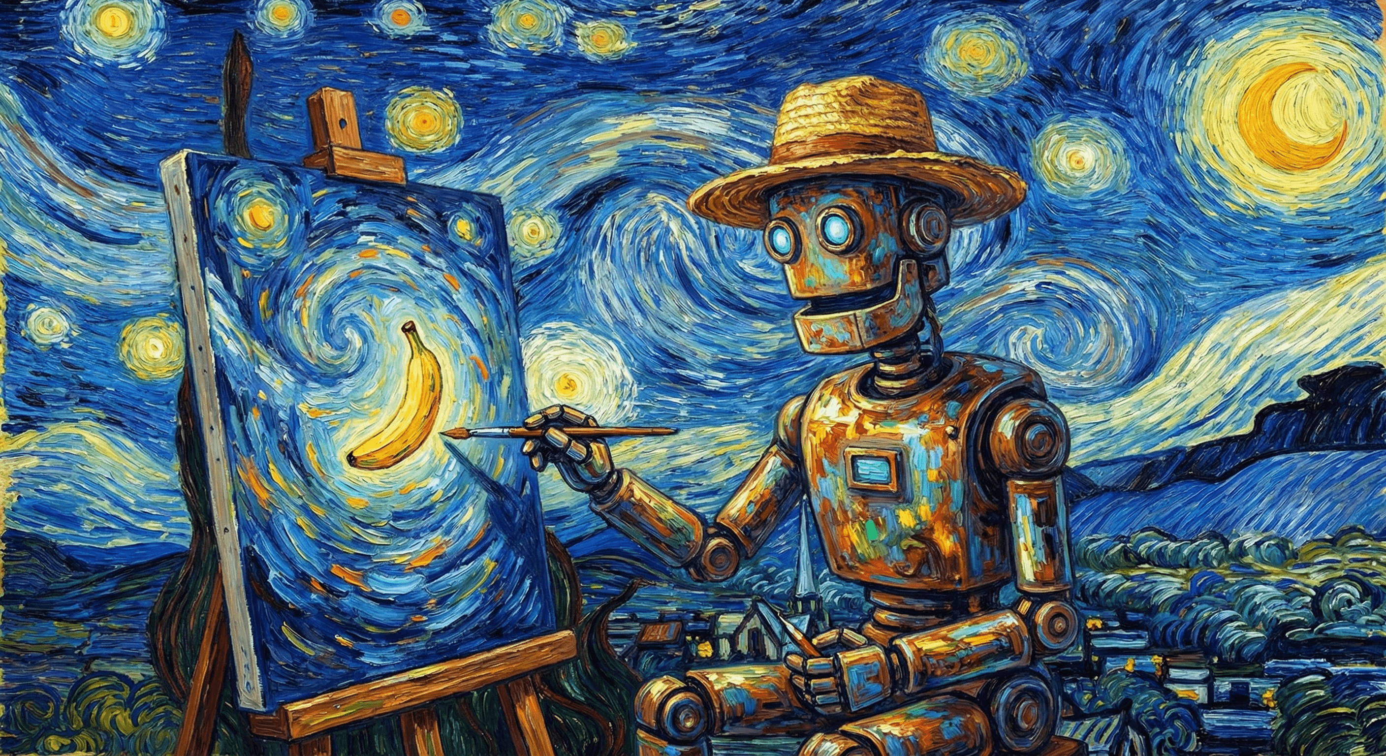 반고흐 스타일의 Nano Banana 2 생성 결과물